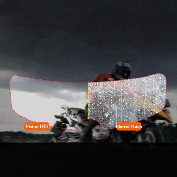 (1)Visor antiempañante para casco de moto