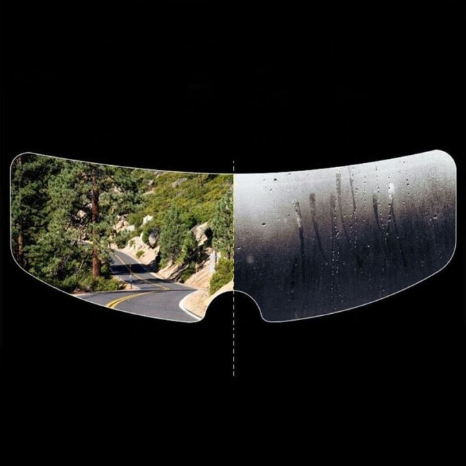 (1)Visor antiempañante para casco de moto