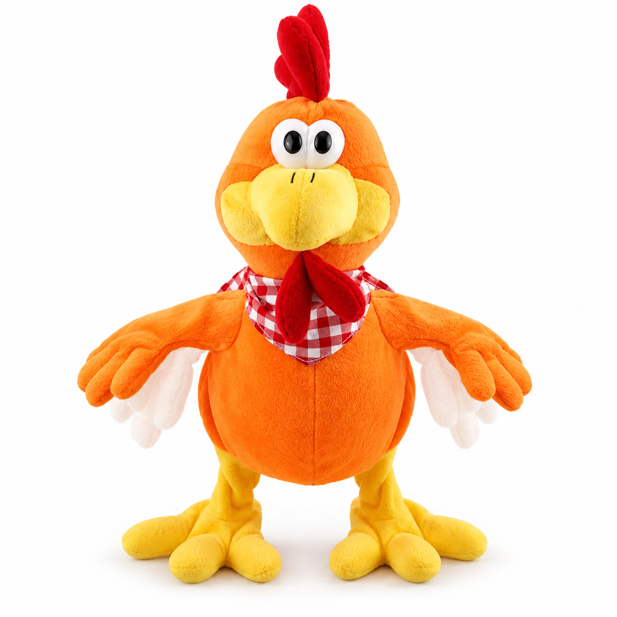 Gallo de Peluche Musical 🐓 Muñeco Divertido con Movimiento y Sonido