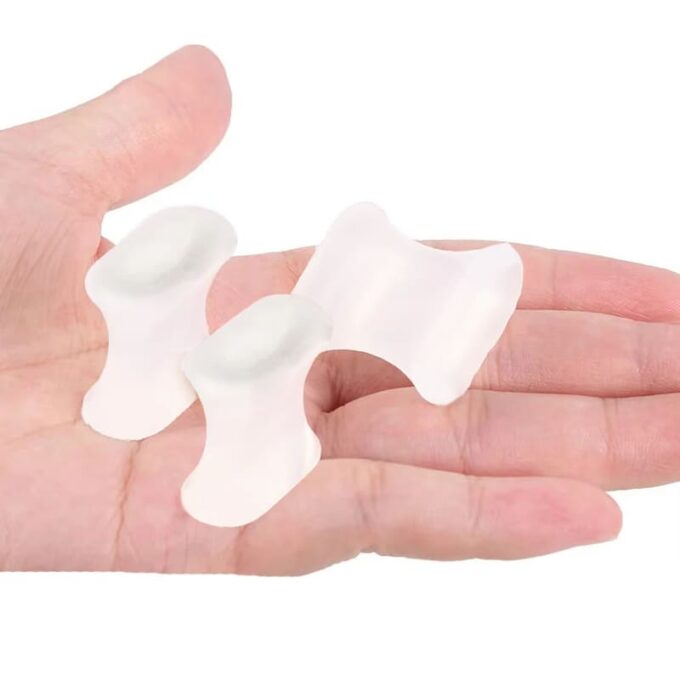Separador dedos pie en silicona pack x2 espaciador de dedos