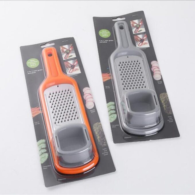 Mini rallador rebanador 2 en 1 triturador y cortador