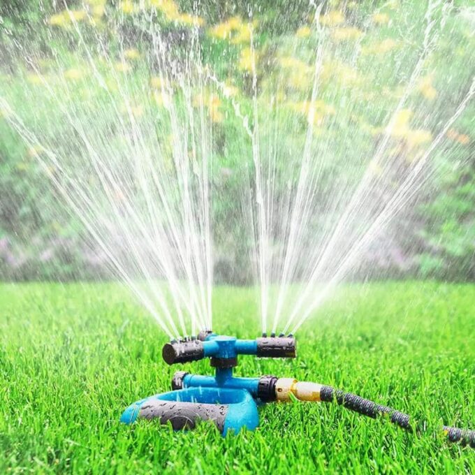 Rociador de agua automatico con rotacion 360 aspersor giratorio FK23D-104