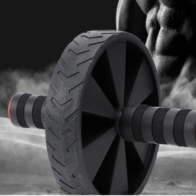(1)Rueda Abdominal En Goma Sportfitness Antideslizante Abdomen