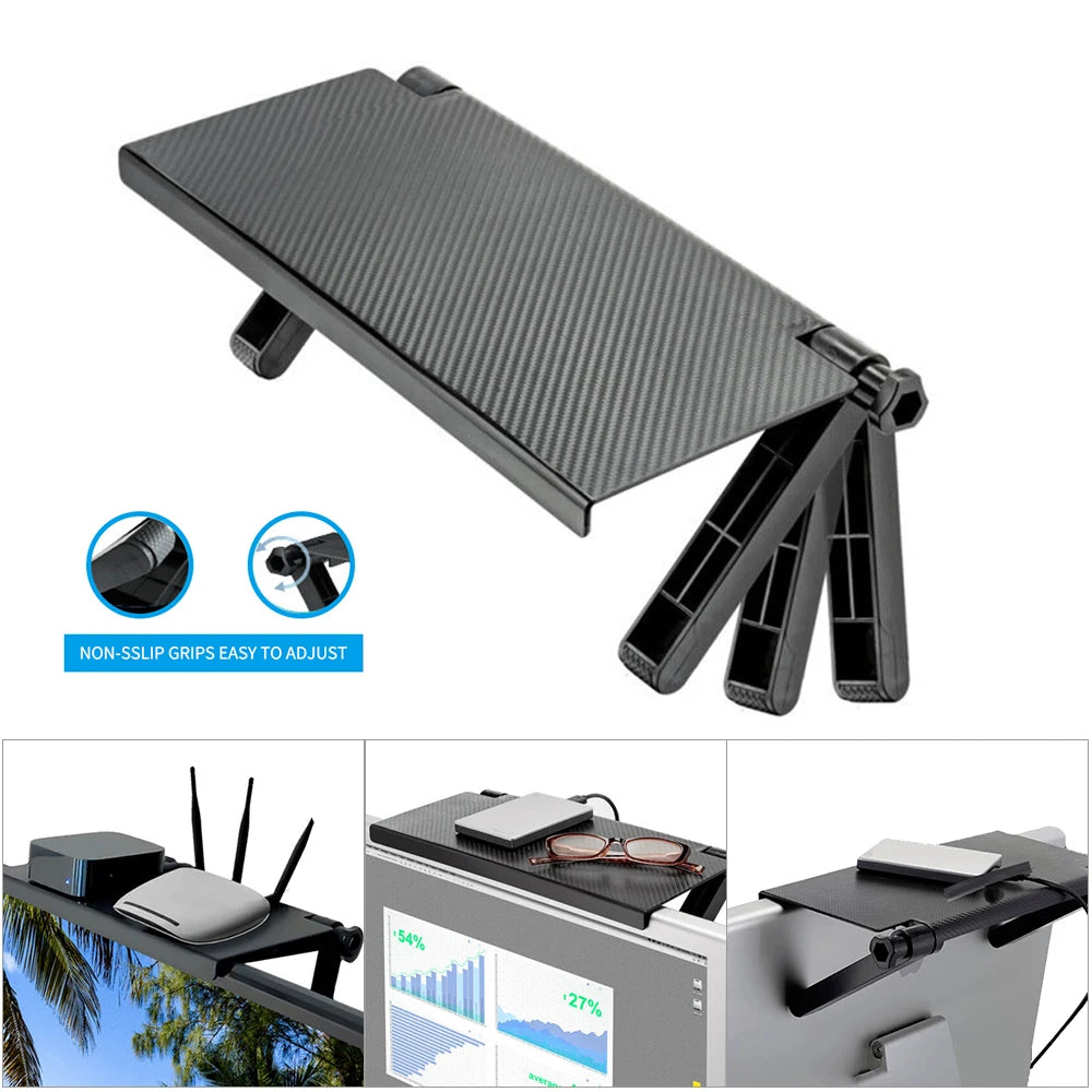 Repisa Estante Soporte Sobre Pantalla Tv Ajustable Plegable