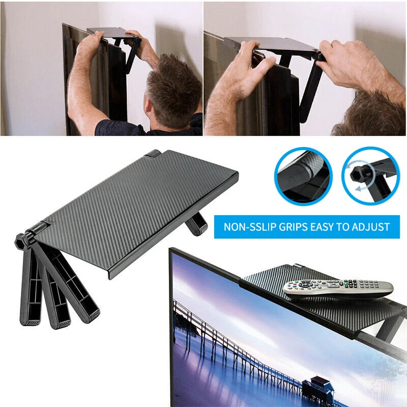 Repisa Estante Soporte Sobre Pantalla Tv Ajustable Plegable