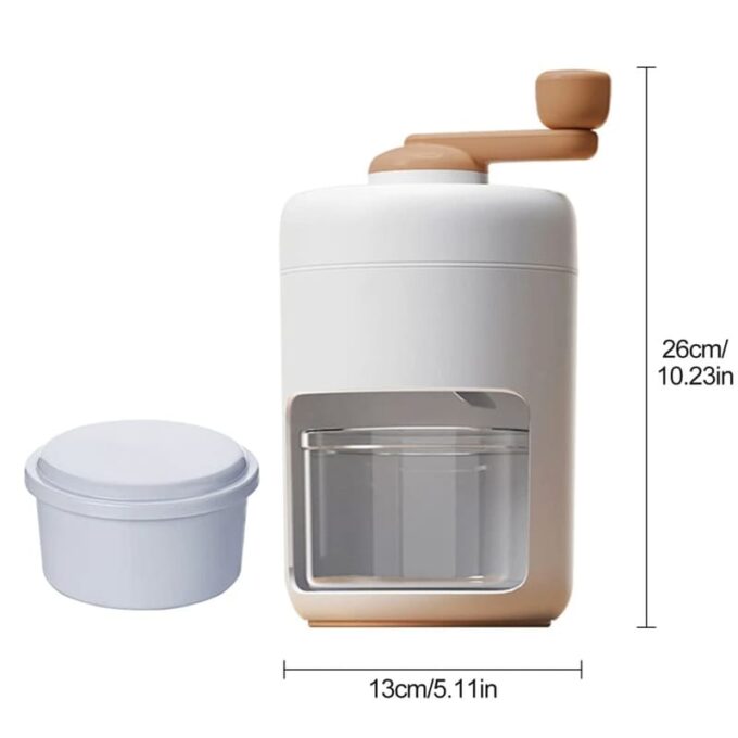 Triturador de hielo manual rallador para raspados