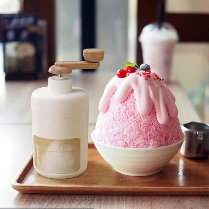 Triturador de hielo manual rallador para raspados