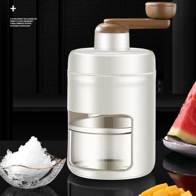 Triturador de hielo manual rallador para raspados