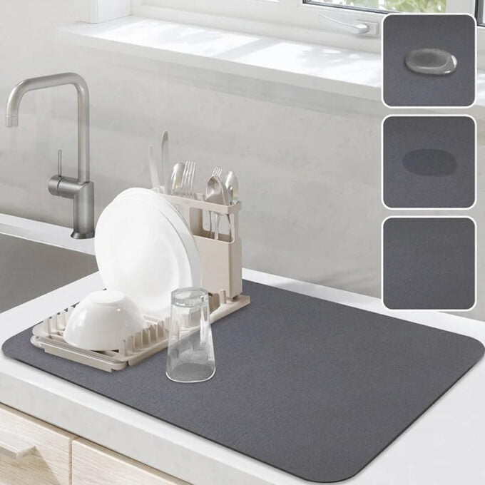 Tapete Mágico ultra absorbente 30x60 individual de cocina escurridor