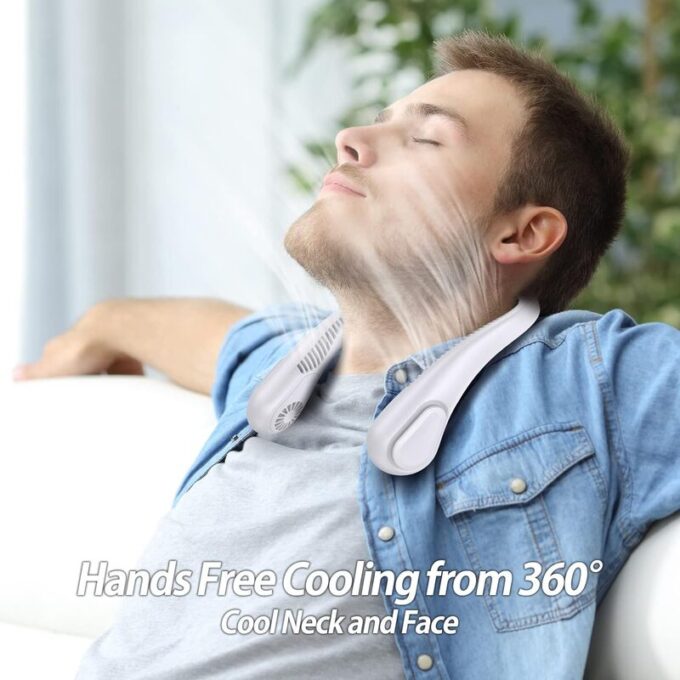 Mini ventilador facial portátil recargable de 3 velocidades