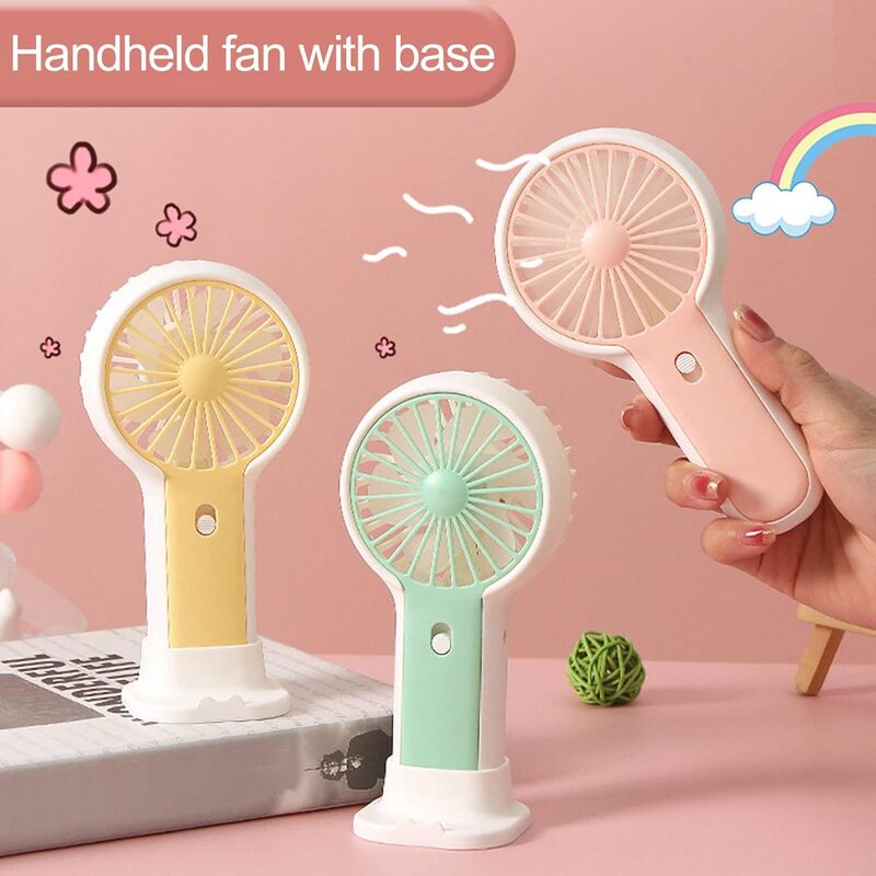 (1)Mini ventilador portatil recargable aireador de mano