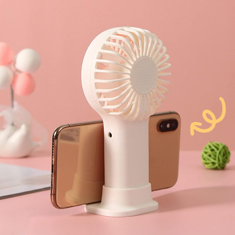 (1)Mini ventilador portatil recargable aireador de mano