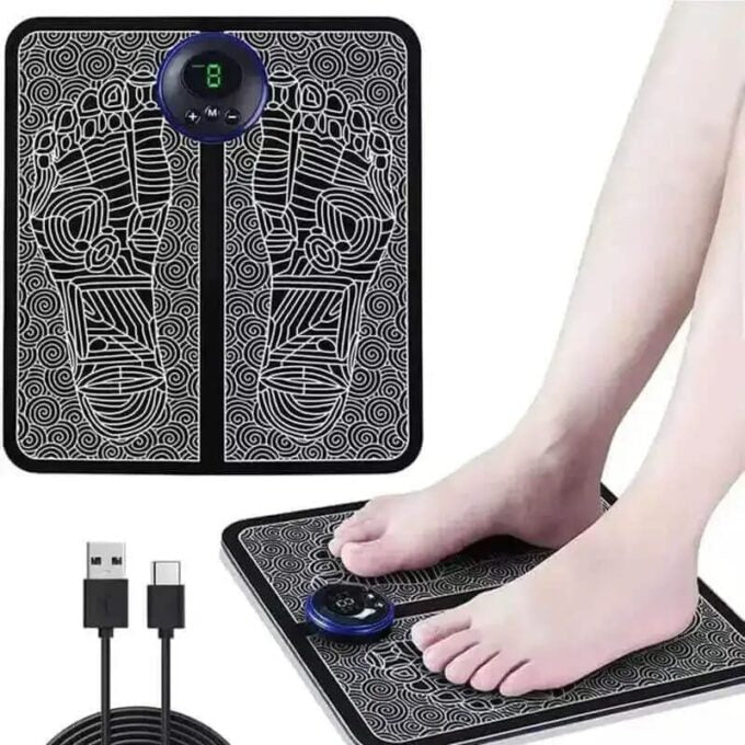Tapete masajeador de pies electroestimulador
