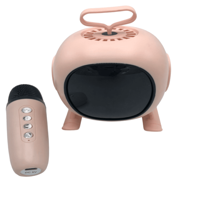 Mini parlante karaoke recargable inalambrico