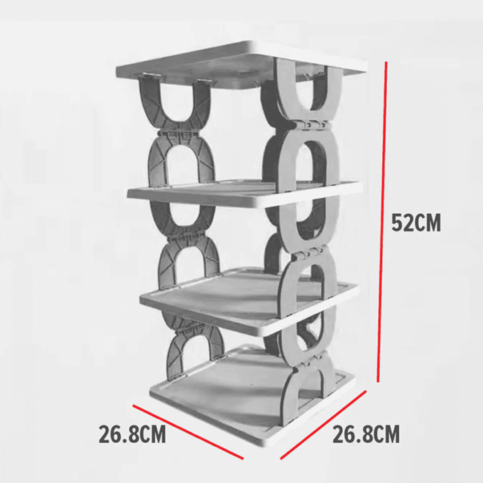 Zapatero multicapas organizador plegable para zapatos 3 niveles