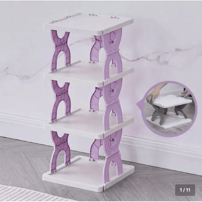 Zapatero multicapas organizador plegable para zapatos 3 niveles