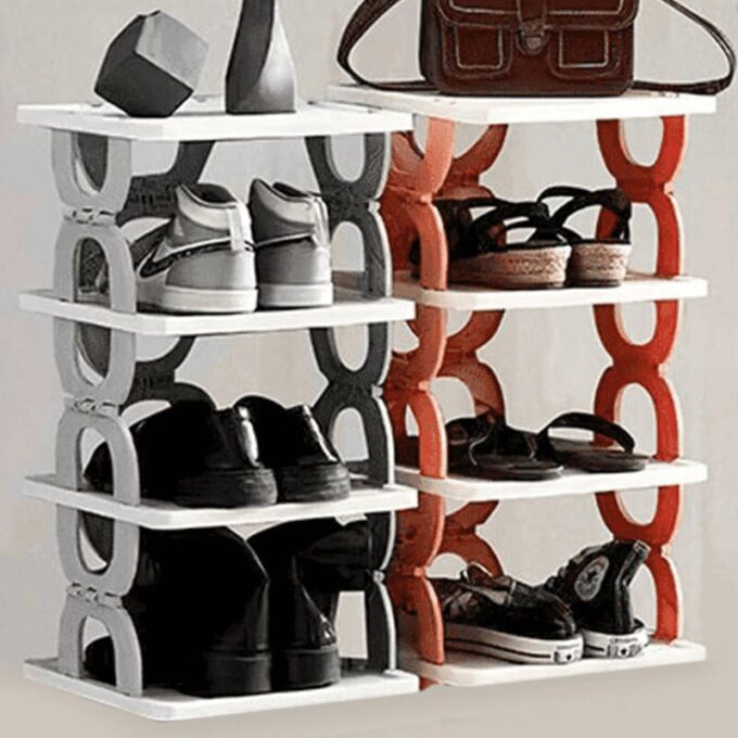 Zapatero multicapas organizador plegable para zapatos 3 niveles