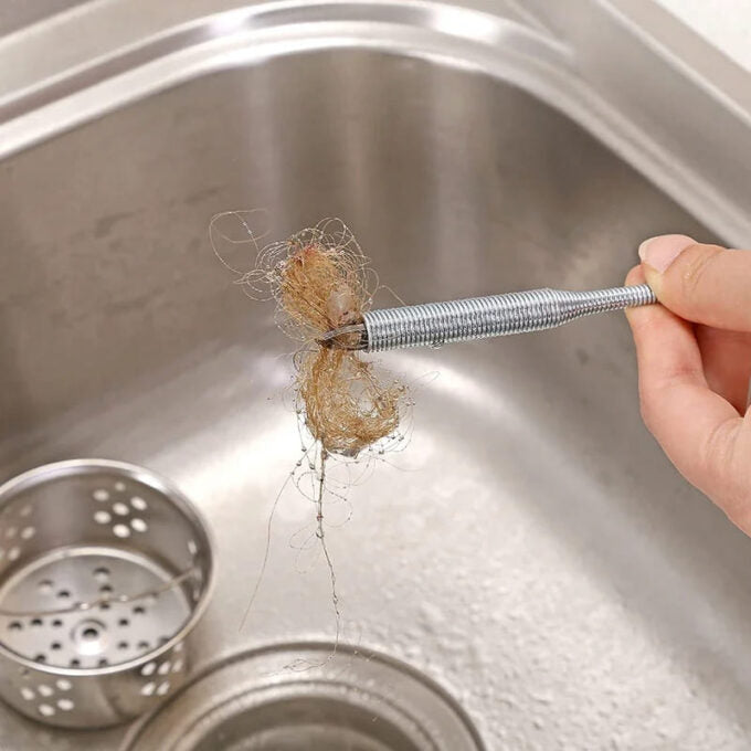 Sonda de drenaje 60CM para sifones tuberia y alcantarillado extractor de plomeria