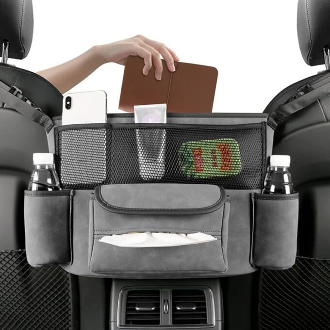 Organizador para Asiento de Auto 🚗 Mantén Todo Ordenado y a la Mano