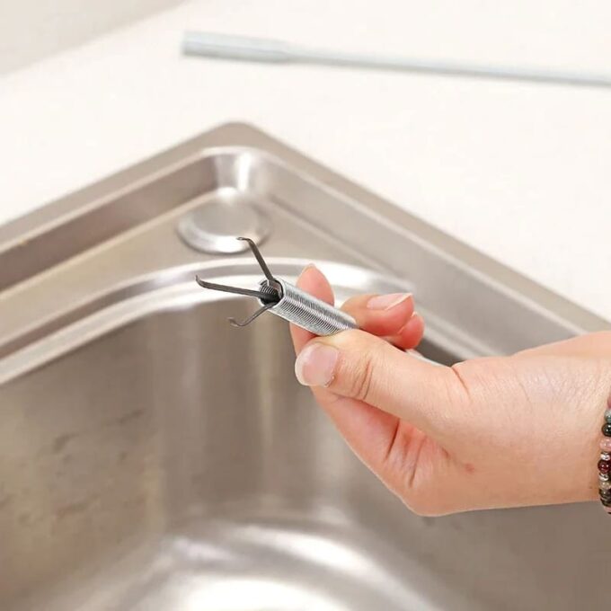 Sonda de drenaje 60CM para sifones tuberia y alcantarillado extractor de plomeria