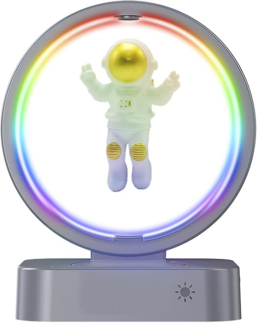 LAMPARA RELOJ ASTRONAUTA EN LA LUNA LED