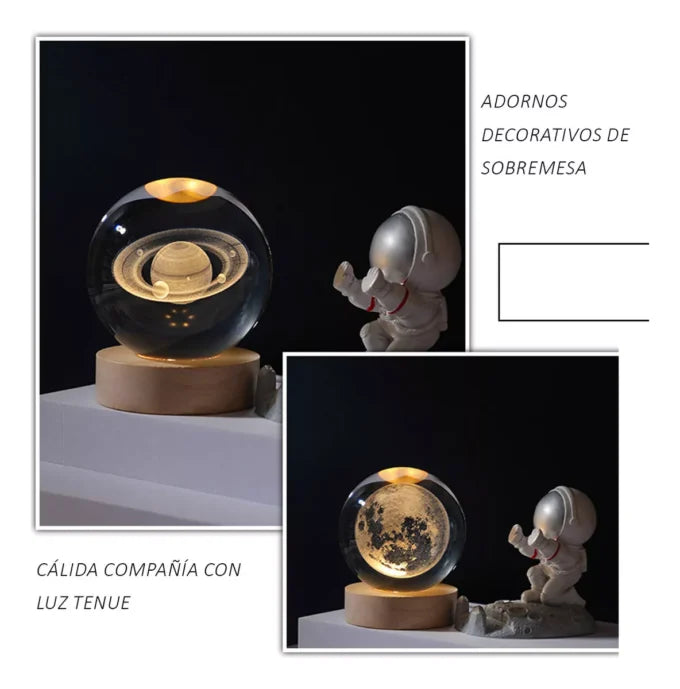 BOLA DE CRISTAL LUZ CALIDA GRANDE