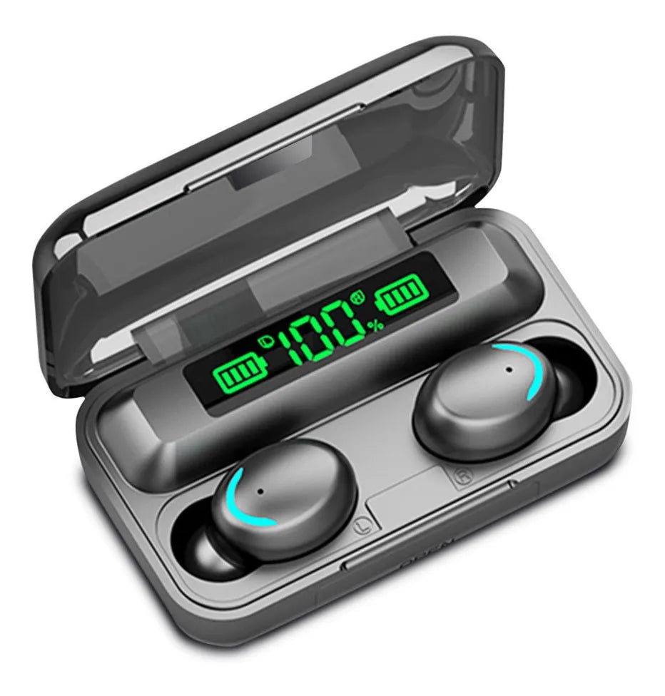 Audífonos in-ear inalámbricos F9 negro