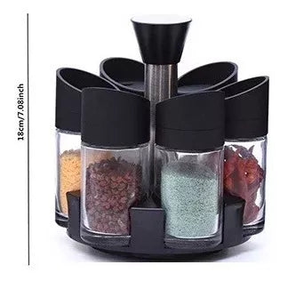 Condimentero Giratorio Para Especias Organizador Cocina X6