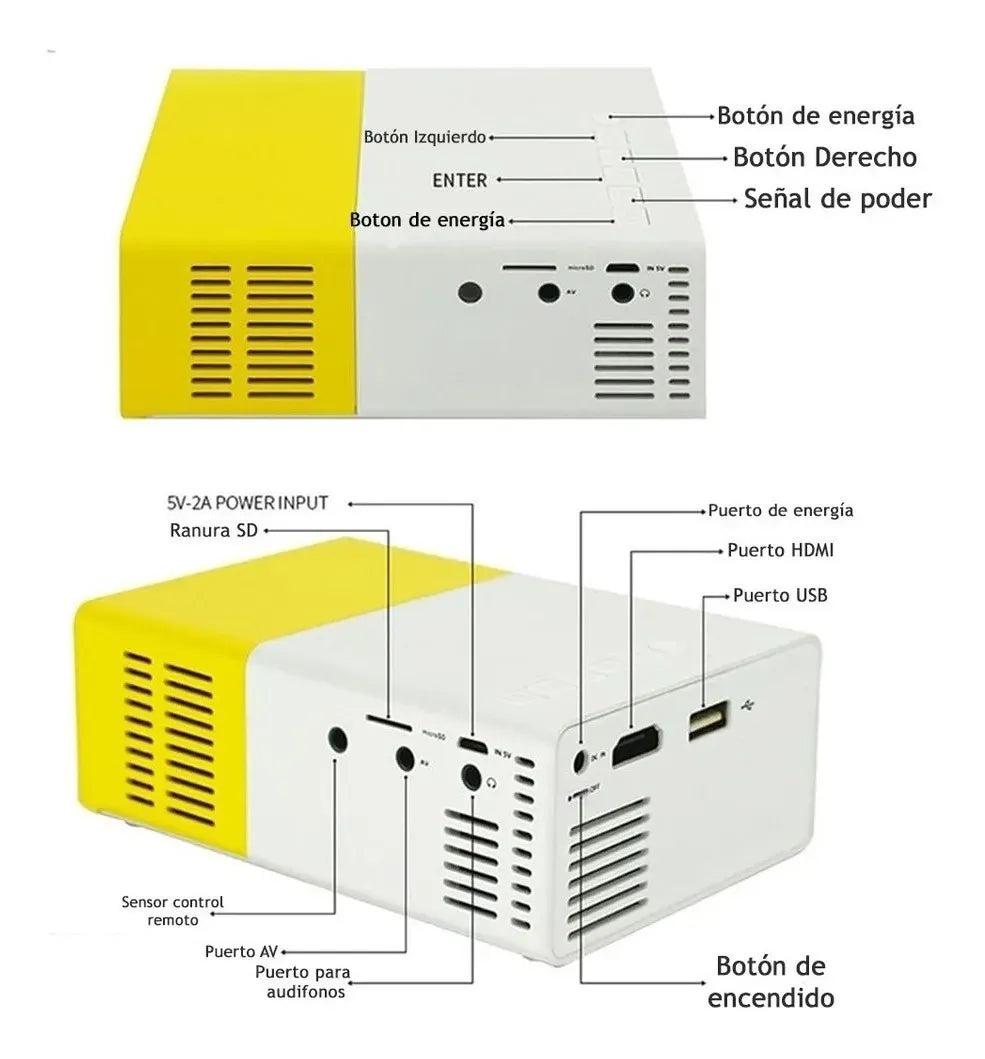 Mini Proyector Led Excelente Precio
