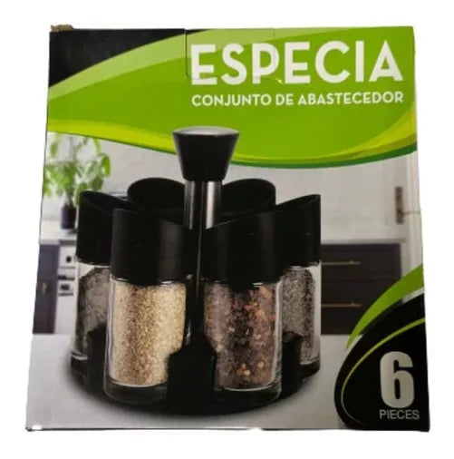 Condimentero Giratorio Para Especias Organizador Cocina X6
