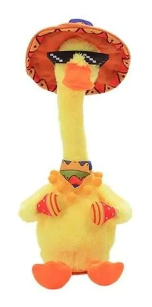 Juguete Bailarín Pato Repite Sonidos Niños Peluche Canciones