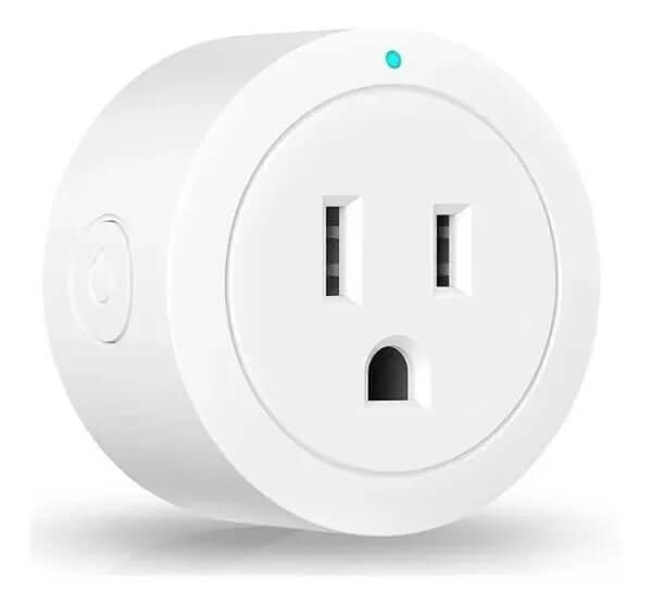 Enchufe Inteligente Toma Wifi Smart Echo Alexa Google Y Siri Color Blanco