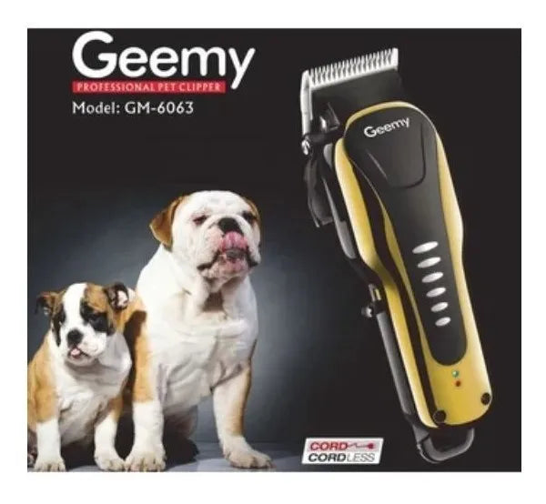 Kit Maquina Peluquera Canina Gm 6063 Profesional