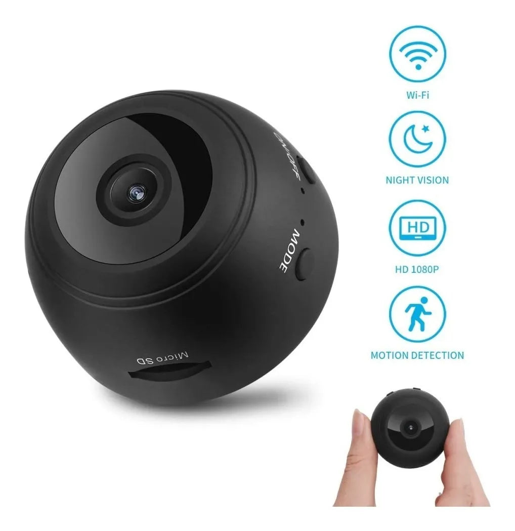 Mini Cámara Espía Wifi Hd 1080p Visión Nocturna a9
