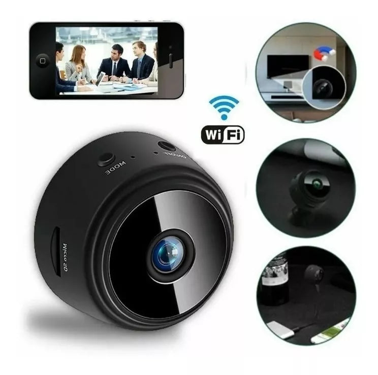 Mini Cámara Espía Wifi Hd 1080p Visión Nocturna a9