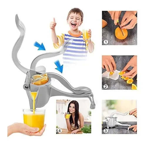Exprimidor Manual de Naranjas y Frutas 🍊 Extrae Más Jugo Fácil y Rápido
