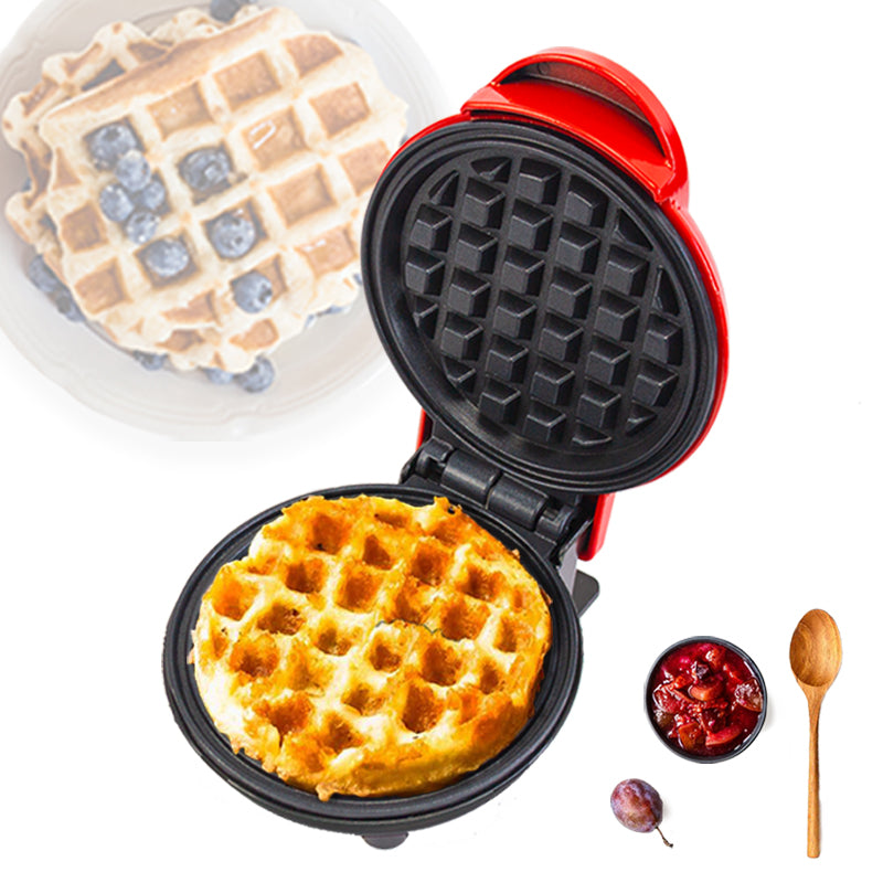 Mini máquina eléctrica para hacer Waffles