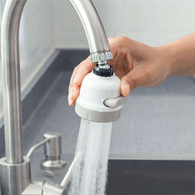 Grifo Ahorrador Purificador Agua 3 Modos Gira 360° Cromado