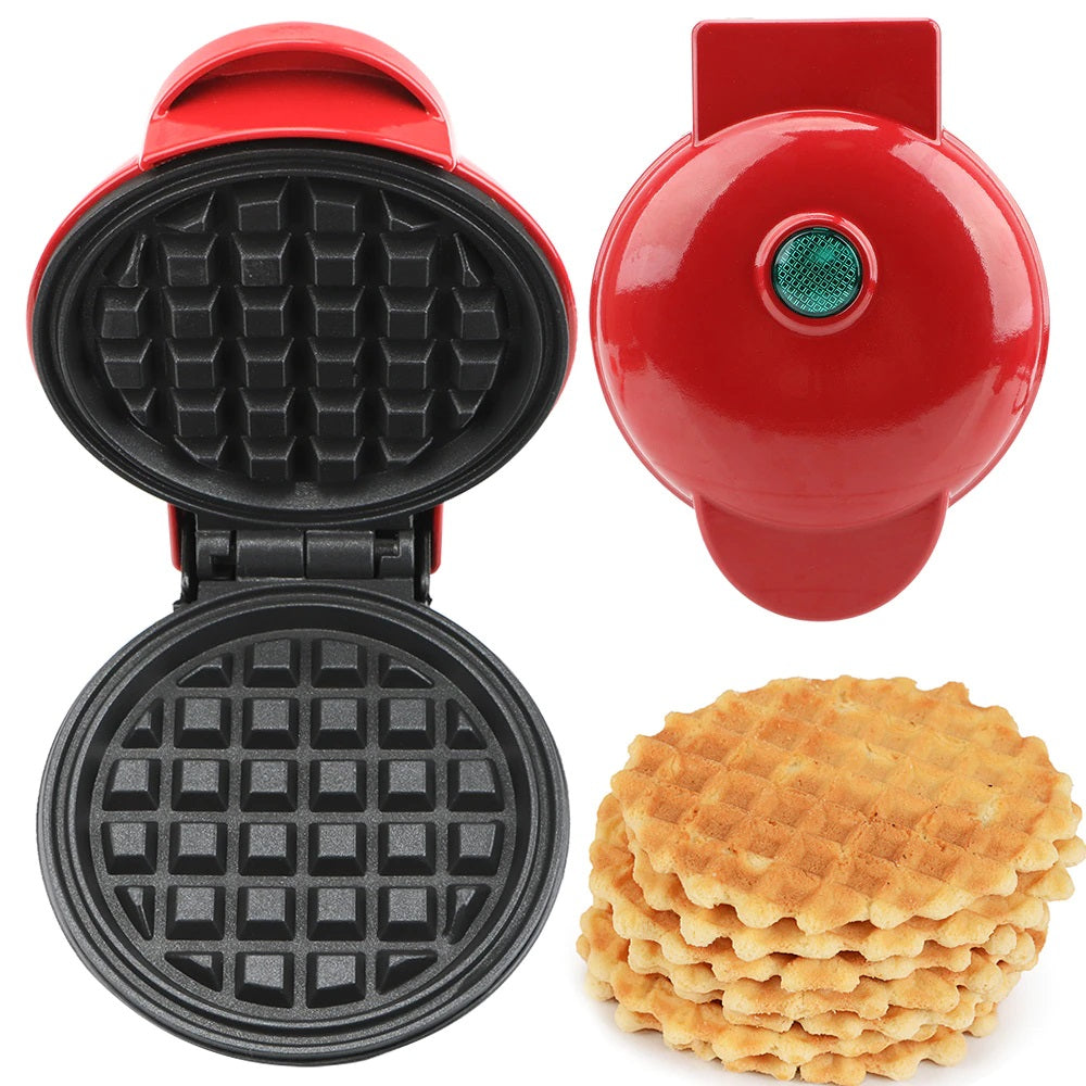 MINI MÁQUINA PARA HACER WAFFLES