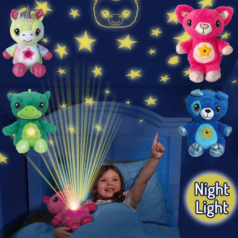 Muñeco Peluche Proyección Luces Nocturnas - Star Belly