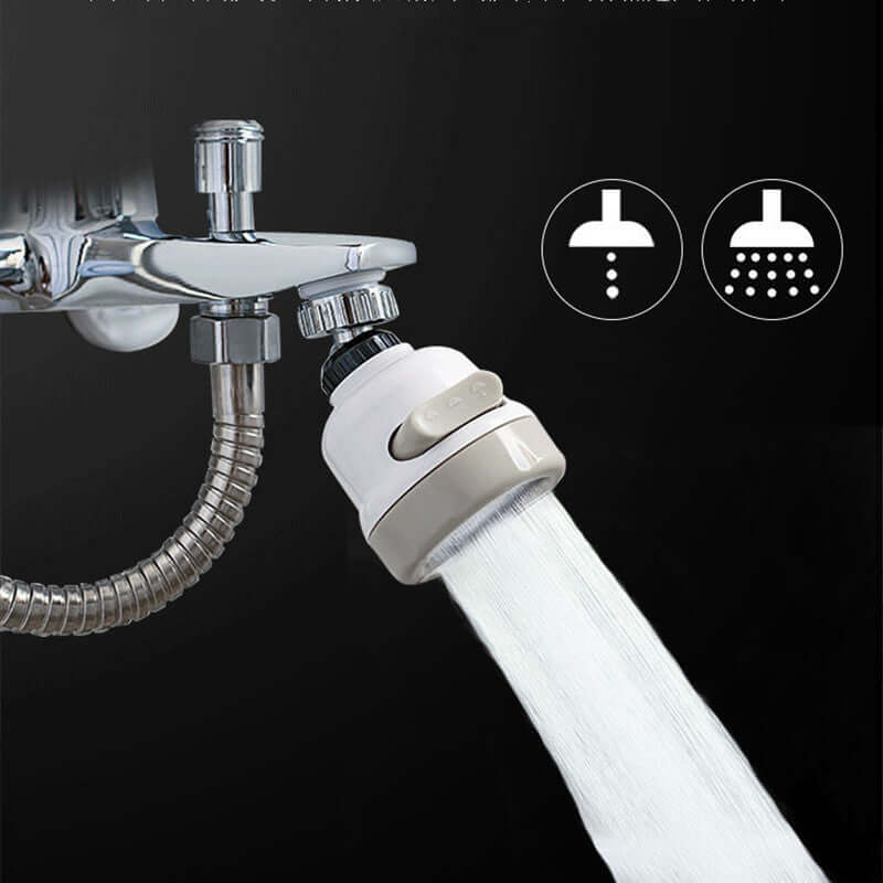 Grifo Ahorrador Purificador Agua 3 Modos Gira 360° Cromado