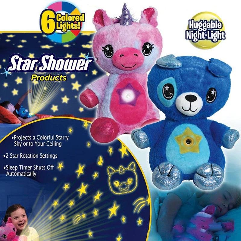 Muñeco Peluche Proyección Luces Nocturnas - Star Belly