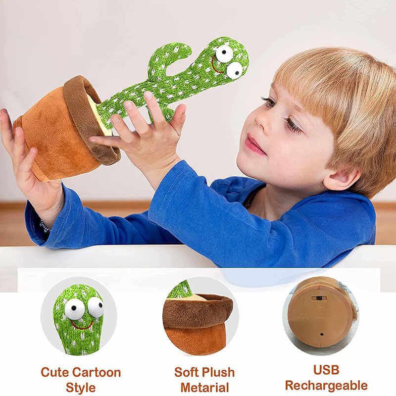 Cactus Bailarín Con Canto De Felpa Adecuado Para Niños