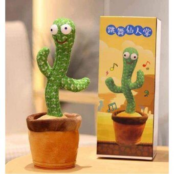 Cactus Bailarín Con Canto De Felpa Adecuado Para Niños
