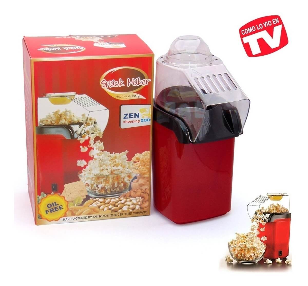 Crispetera Electrica Maquina Palomitas Sin Aceite - zaffary store
