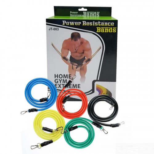 Kit Bandas Elásticas Tubulares Set 11 Piezas Juego Anclaje