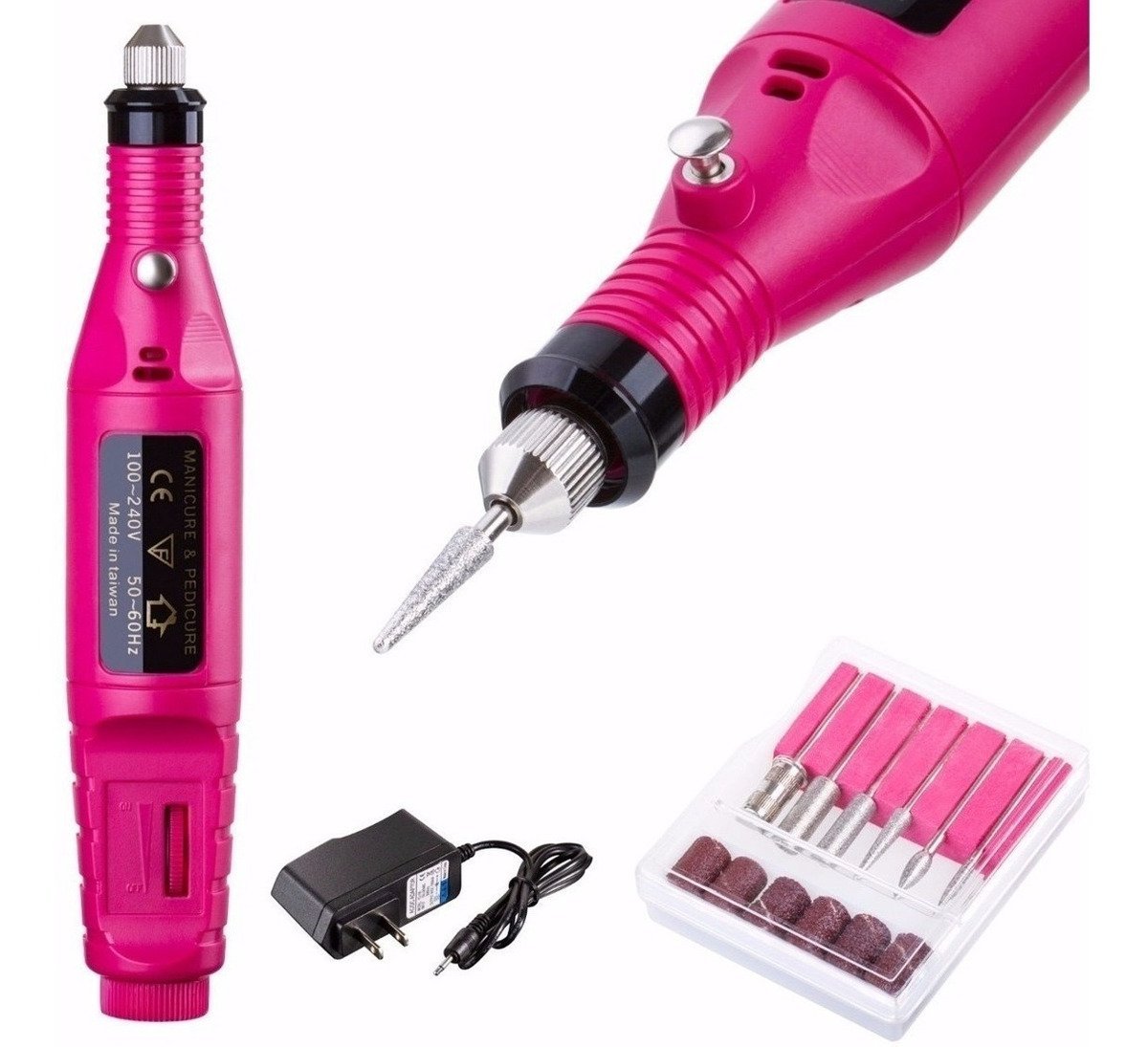 Kit Pulidor De Uñas Electrico Removedor Acrílico Manicure - zaffary store