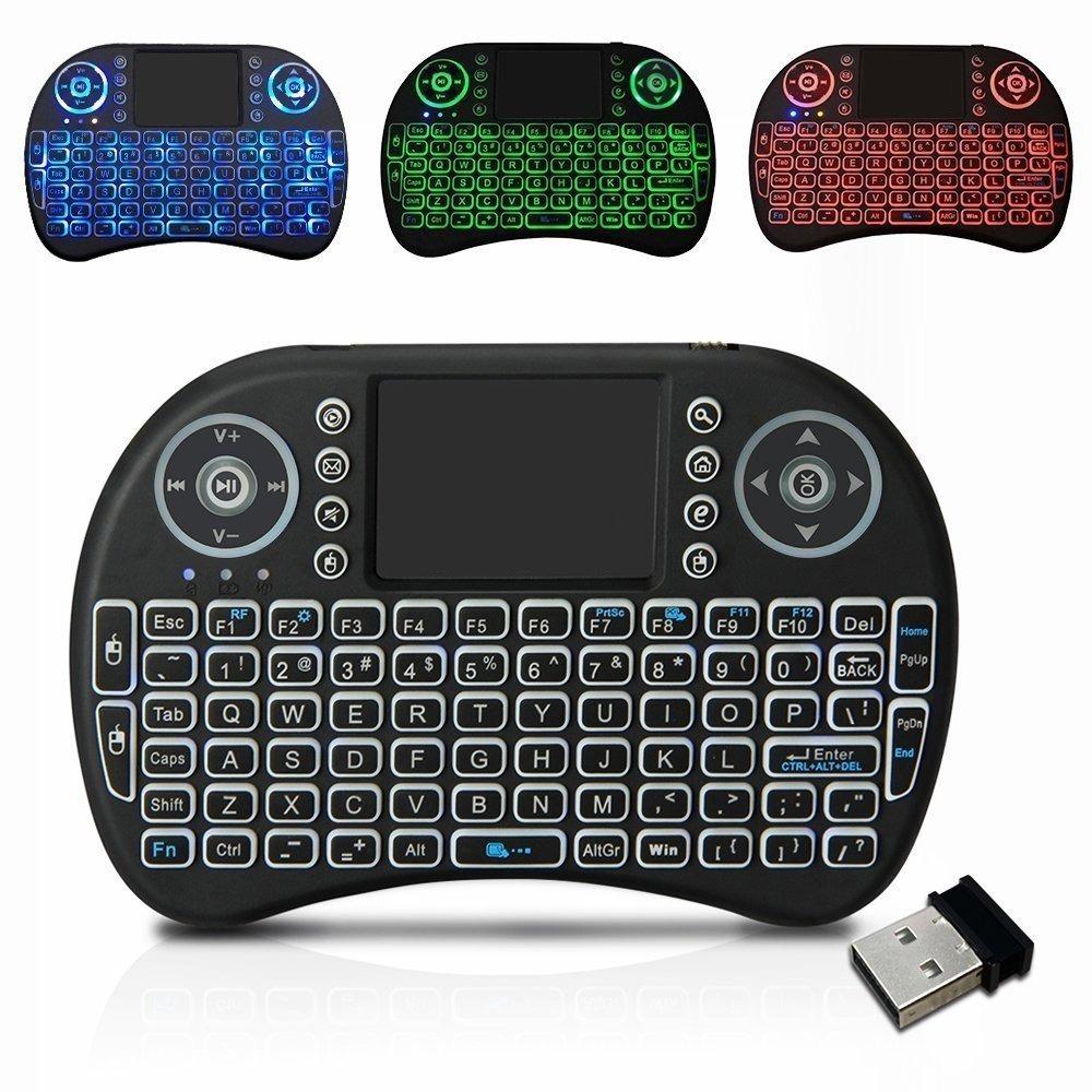 Mini Teclado Inalámbrico Airmouse Android Smart Tv Iluminado - zaffary store