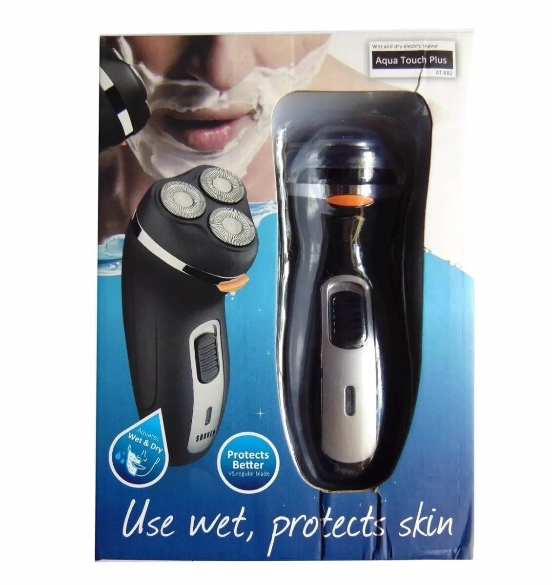 Promoción Afeitadora Eléctrica Sumergible Al Agua Recargable At-882 - zaffary store