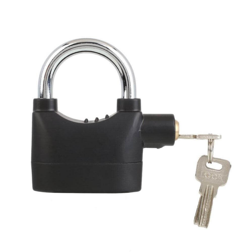 promoción Candado Alarma Bicicletas Motos Puertas Alarm Lock Negro - zaffary store